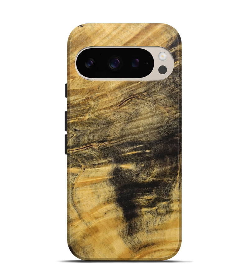 Pixel 9 Wood+Resin Live Edge Phone Case - Jay (Wood Burl, 717236)