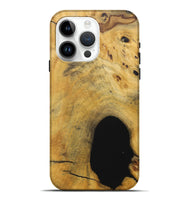 iPhone 15 Pro Max Wood+Resin Live Edge Phone Case - Karina (Wood Burl, 717240)