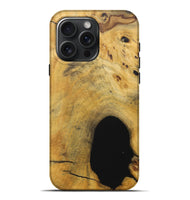 iPhone 16 Pro Max Wood+Resin Live Edge Phone Case - Karina (Wood Burl, 717240)