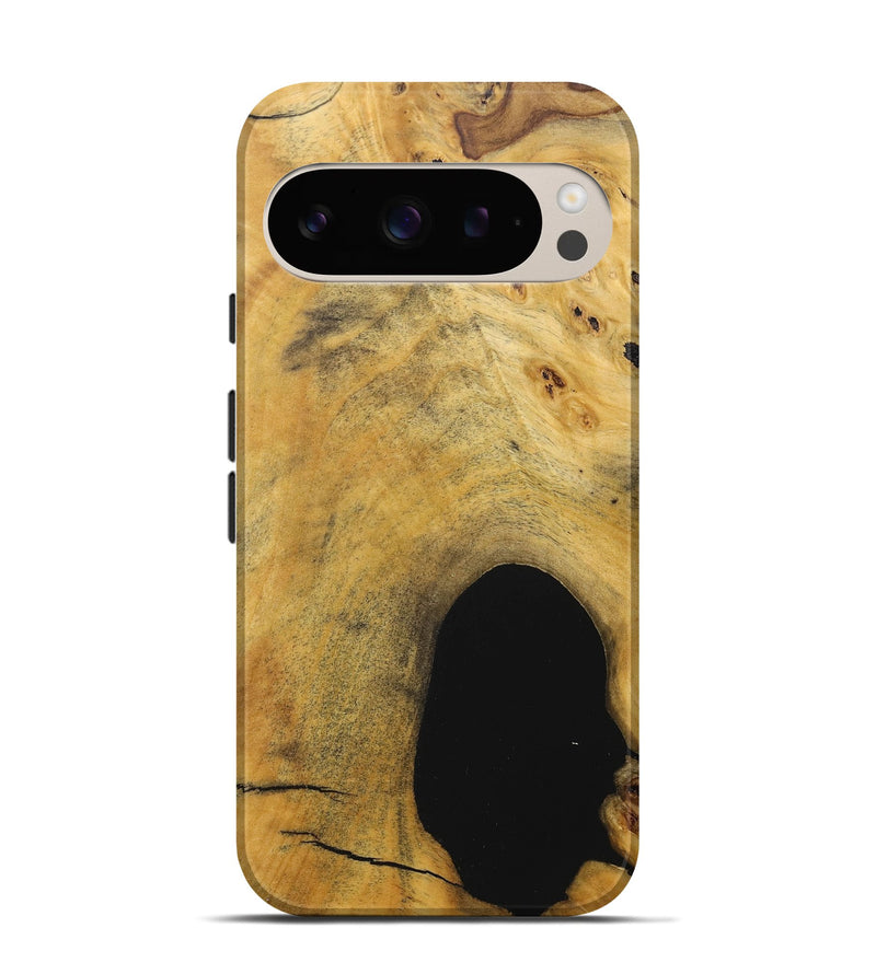 Pixel 9 Wood+Resin Live Edge Phone Case - Karina (Wood Burl, 717240)