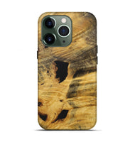 iPhone 13 Pro Wood+Resin Live Edge Phone Case - Ivy (Wood Burl, 717241)