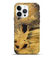 iPhone 15 Pro Max Wood+Resin Live Edge Phone Case - Ivy (Wood Burl, 717241)