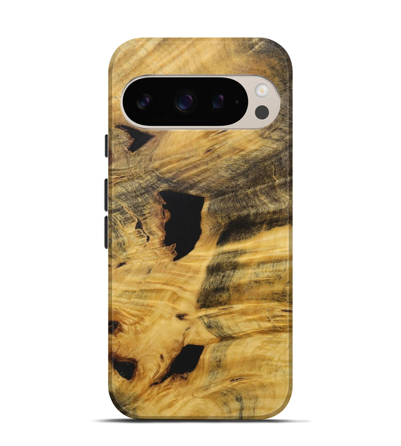 Pixel 9 Wood+Resin Live Edge Phone Case - Ivy (Wood Burl, 717241)