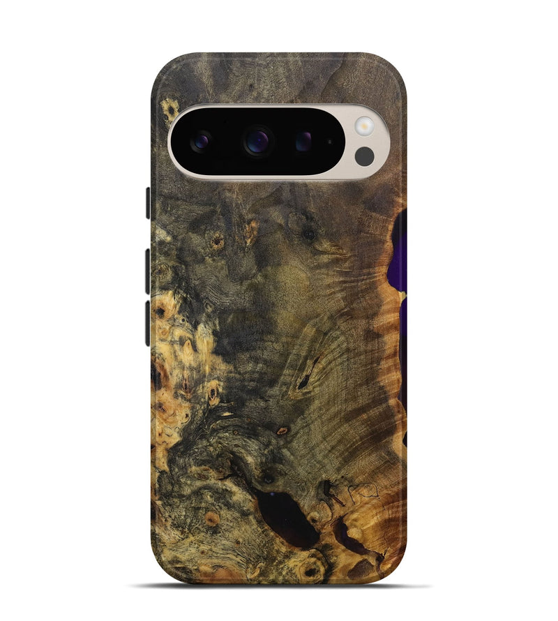 Pixel 9 Wood+Resin Live Edge Phone Case - Chase (Wood Burl, 717243)