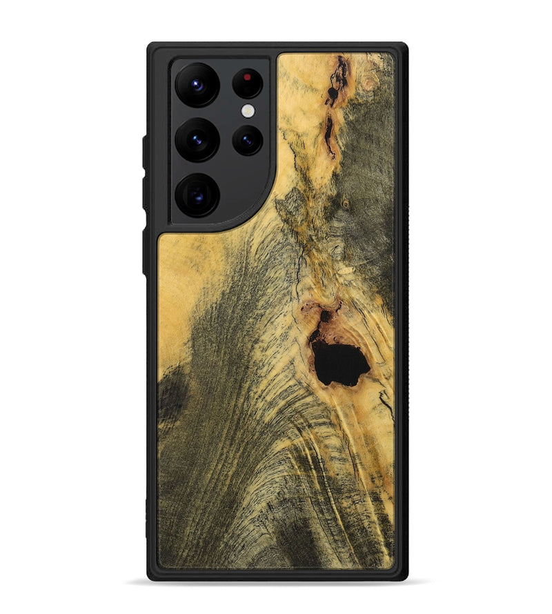 Galaxy S22 Ultra Wood+Resin Phone Case - Curtis (Wood Burl, 717309)