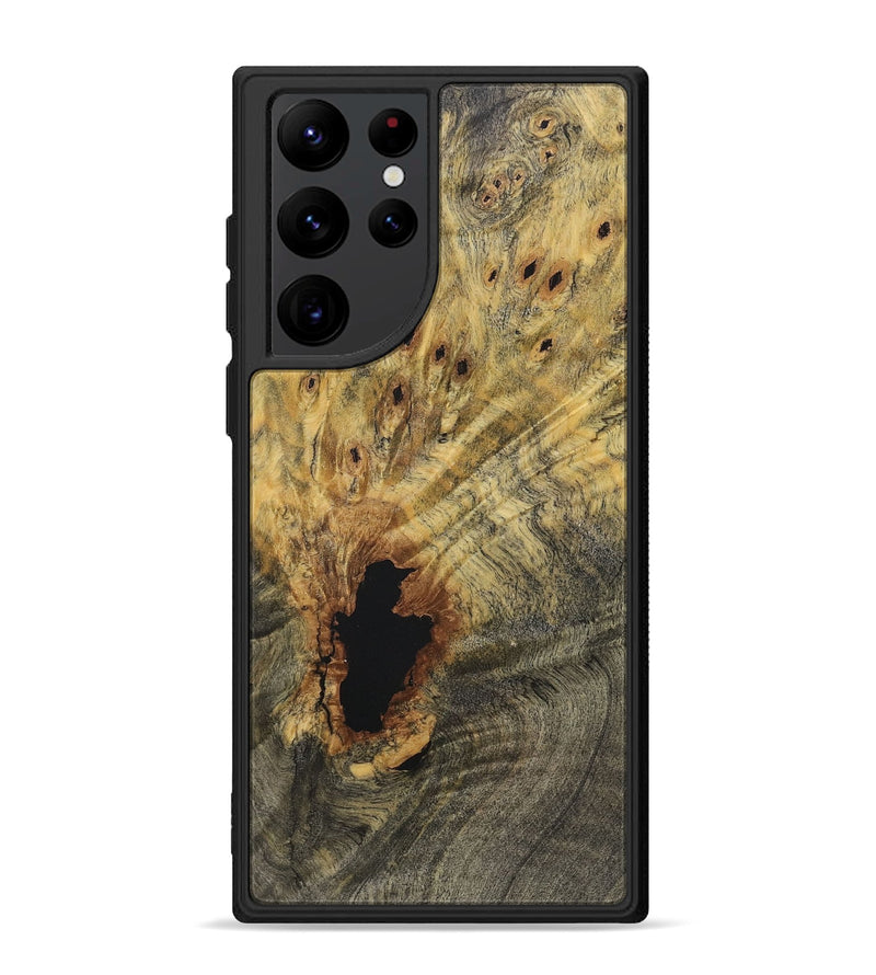 Galaxy S22 Ultra Wood+Resin Phone Case - Wren (Wood Burl, 717310)