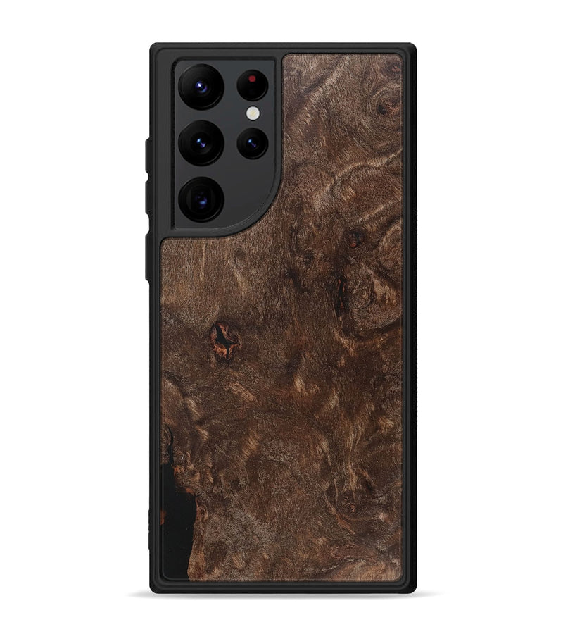 Galaxy S22 Ultra Wood+Resin Phone Case - Paulina (Wood Burl, 717312)