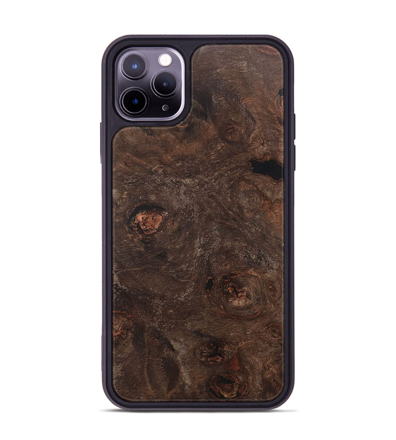 iPhone 11 Pro Max Wood+Resin Phone Case - Gwendolyn (Wood Burl, 717322)