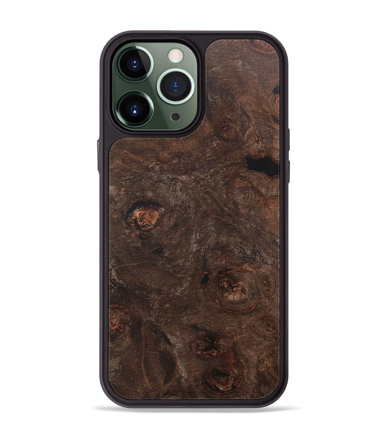 iPhone 13 Pro Max Wood+Resin Phone Case - Gwendolyn (Wood Burl, 717322)