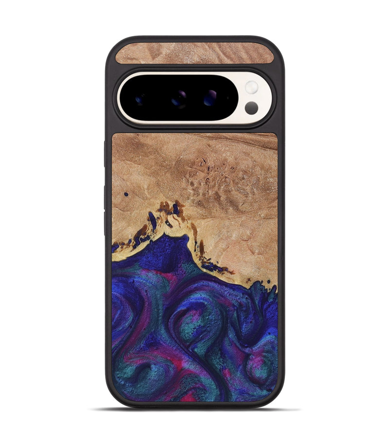 Pixel 9 Pro Wood+Resin Phone Case - Kelsey (Purple, 717333)