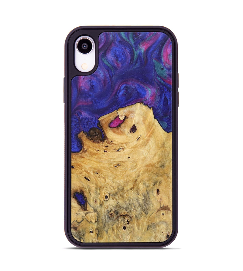 iPhone Xr Wood+Resin Phone Case - Brynn (Purple, 717336)