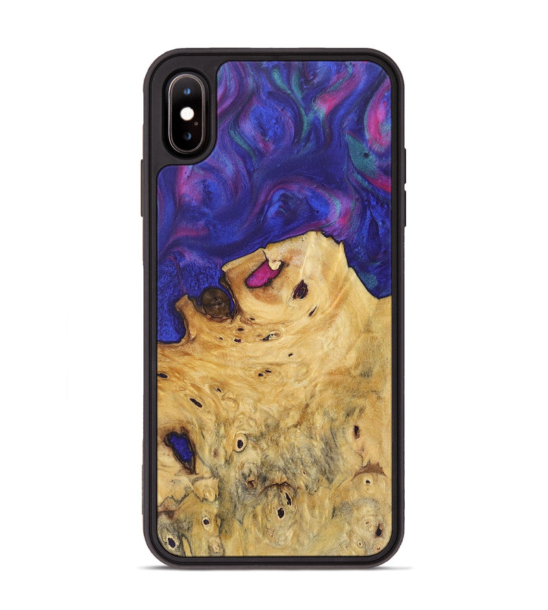 iPhone Xs Max Wood+Resin Phone Case - Brynn (Purple, 717336)