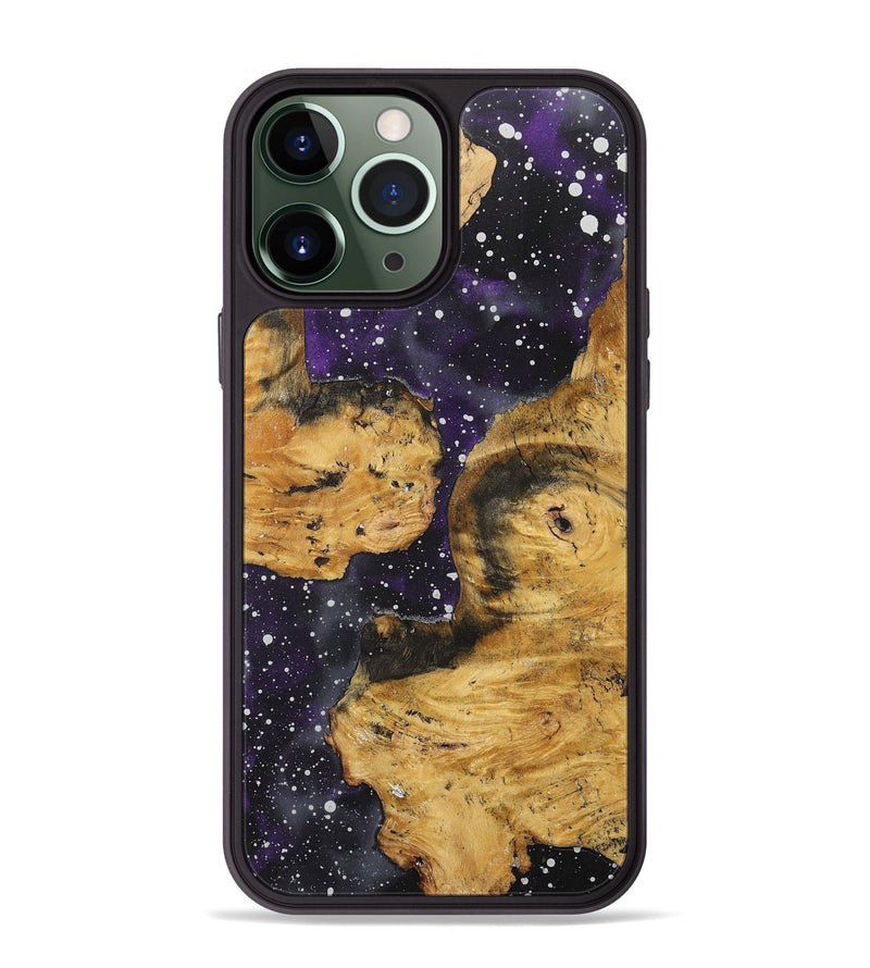 iPhone 13 Pro Max Wood+Resin Phone Case - Connie (Cosmos, 717349)