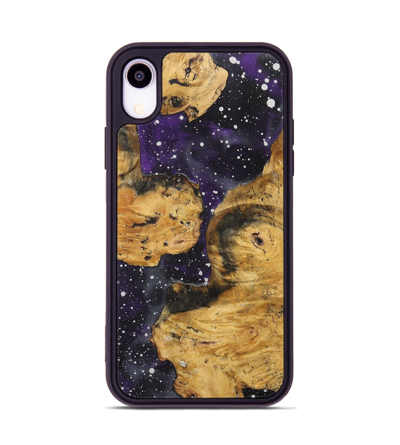 iPhone Xr Wood+Resin Phone Case - Connie (Cosmos, 717349)