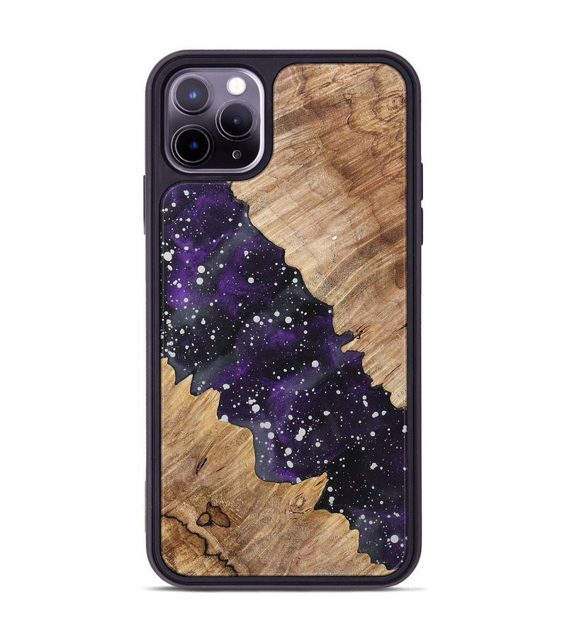 iPhone 11 Pro Max Wood+Resin Phone Case - Yasmin (Cosmos, 717352)