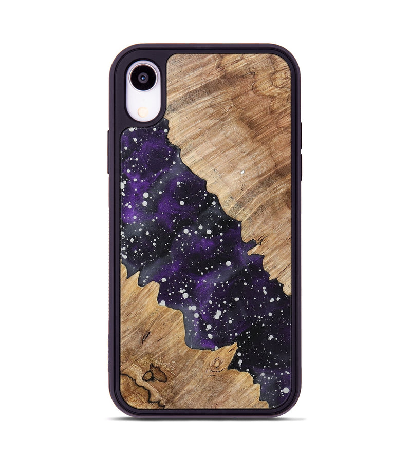 iPhone Xr Wood+Resin Phone Case - Yasmin (Cosmos, 717352)