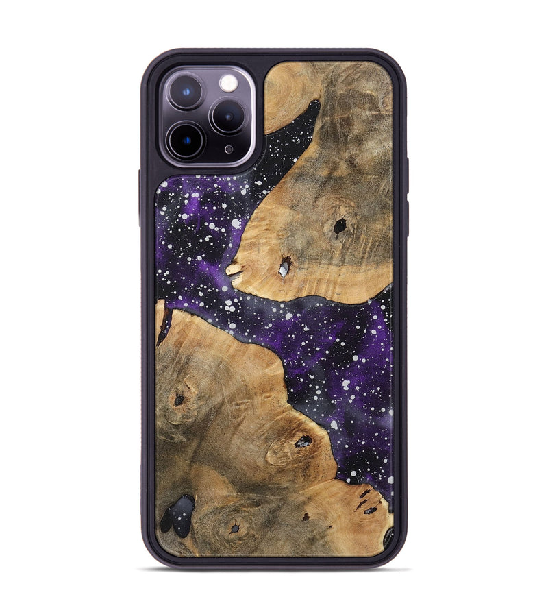 iPhone 11 Pro Max Wood+Resin Phone Case - Jaiden (Cosmos, 717359)