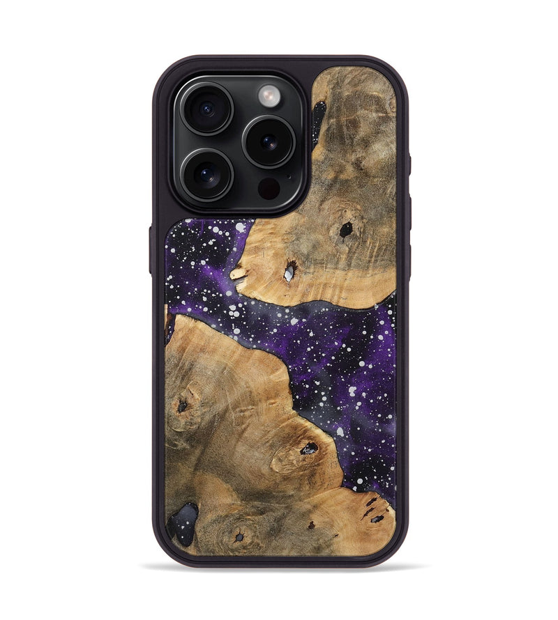 iPhone 15 Pro Wood+Resin Phone Case - Jaiden (Cosmos, 717359)