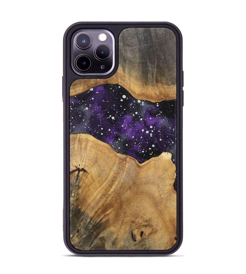 iPhone 11 Pro Max Wood+Resin Phone Case - Averie (Cosmos, 717363)