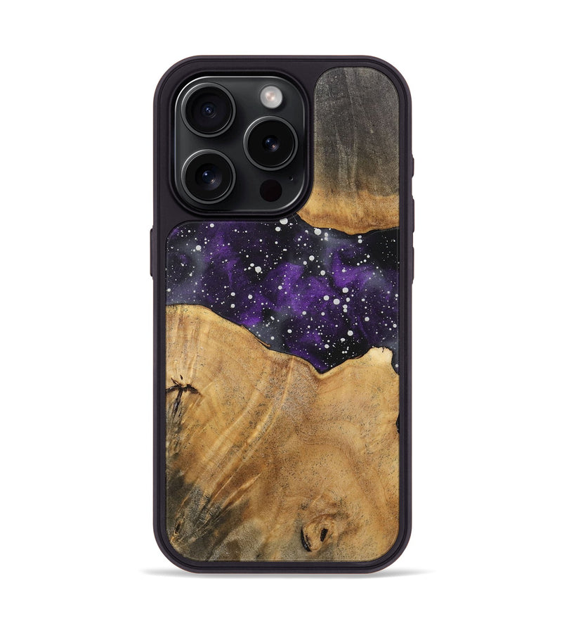 iPhone 15 Pro Wood+Resin Phone Case - Averie (Cosmos, 717363)