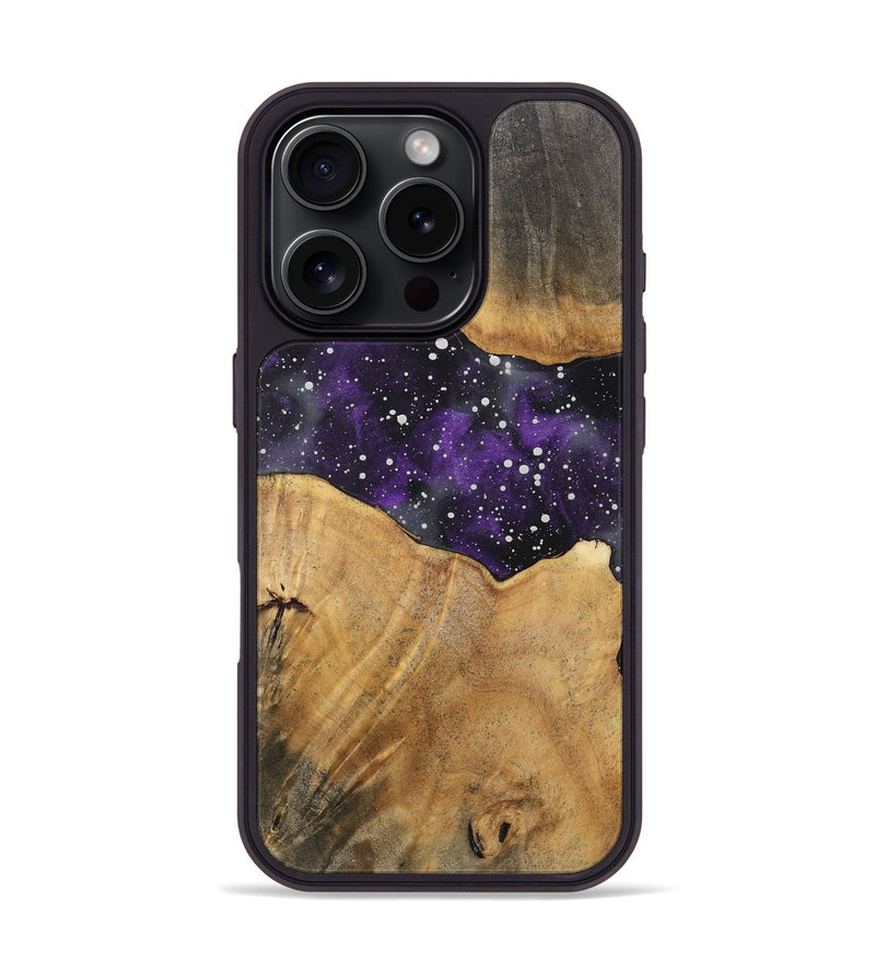 iPhone 16 Pro Wood+Resin Phone Case - Averie (Cosmos, 717363)