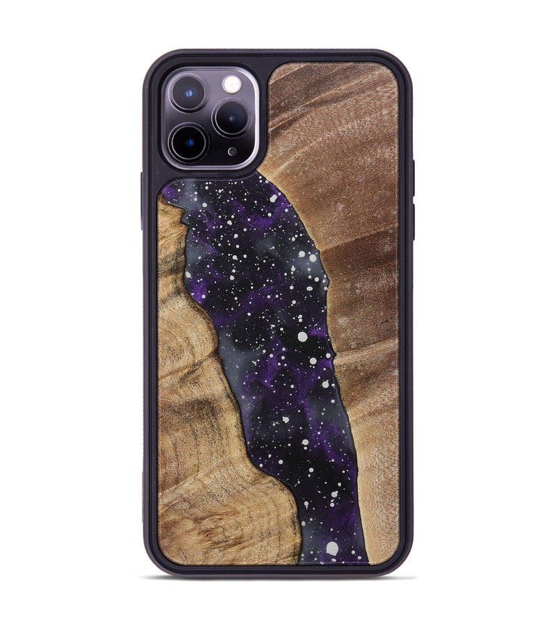 iPhone 11 Pro Max Wood+Resin Phone Case - Maxine (Cosmos, 717364)