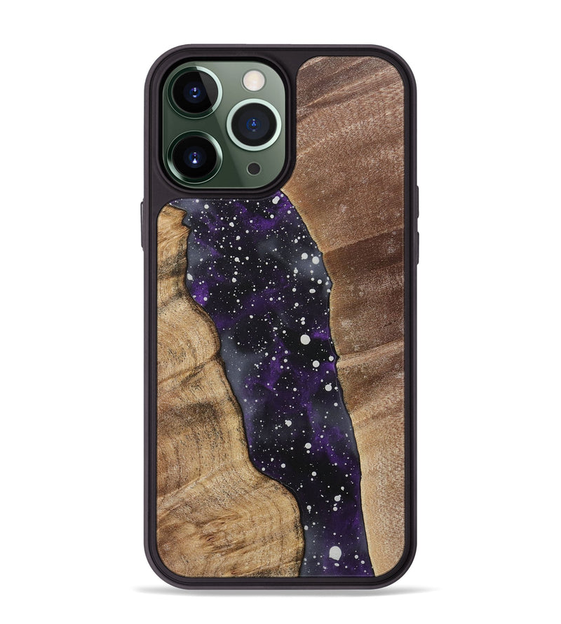 iPhone 13 Pro Max Wood+Resin Phone Case - Maxine (Cosmos, 717364)