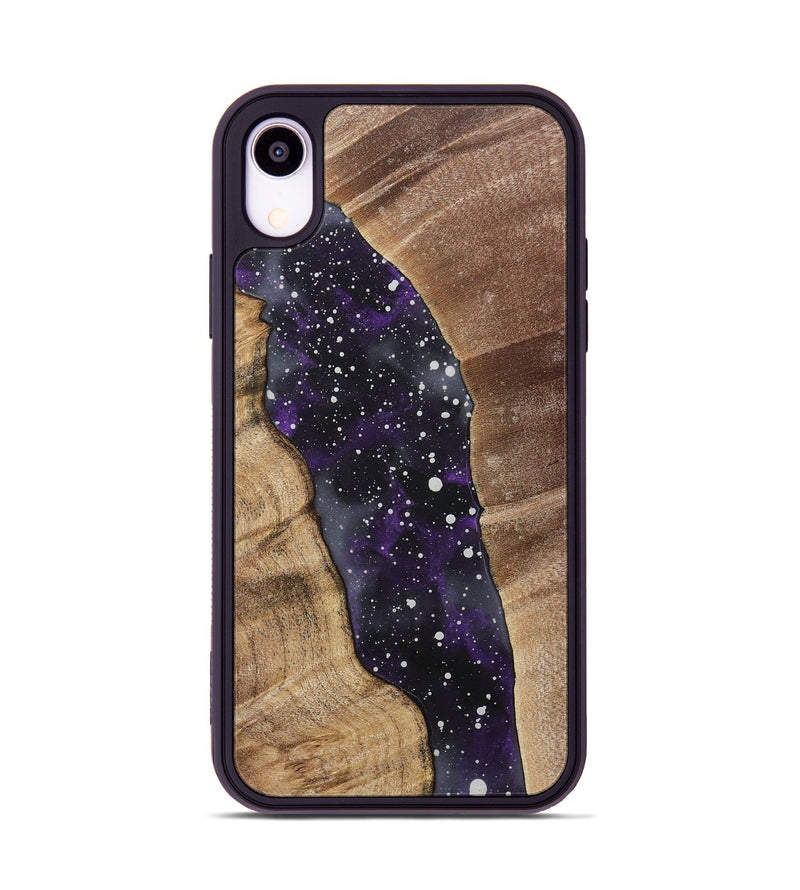 iPhone Xr Wood+Resin Phone Case - Maxine (Cosmos, 717364)