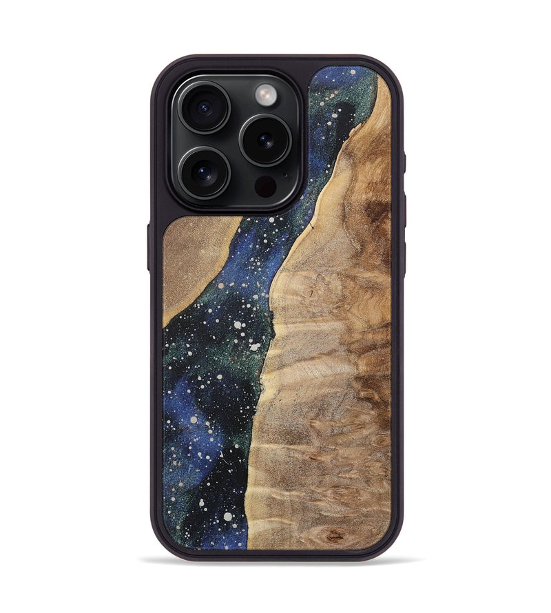 iPhone 15 Pro Wood+Resin Phone Case - Joanna (Cosmos, 717371)