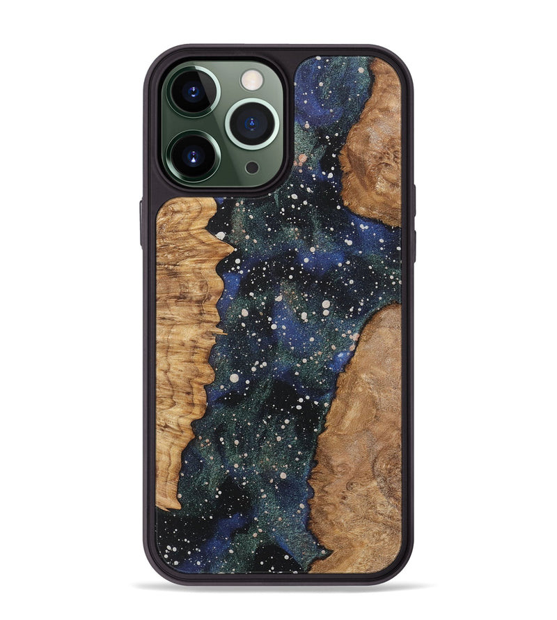 iPhone 13 Pro Max Wood+Resin Phone Case - Julius (Cosmos, 717375)