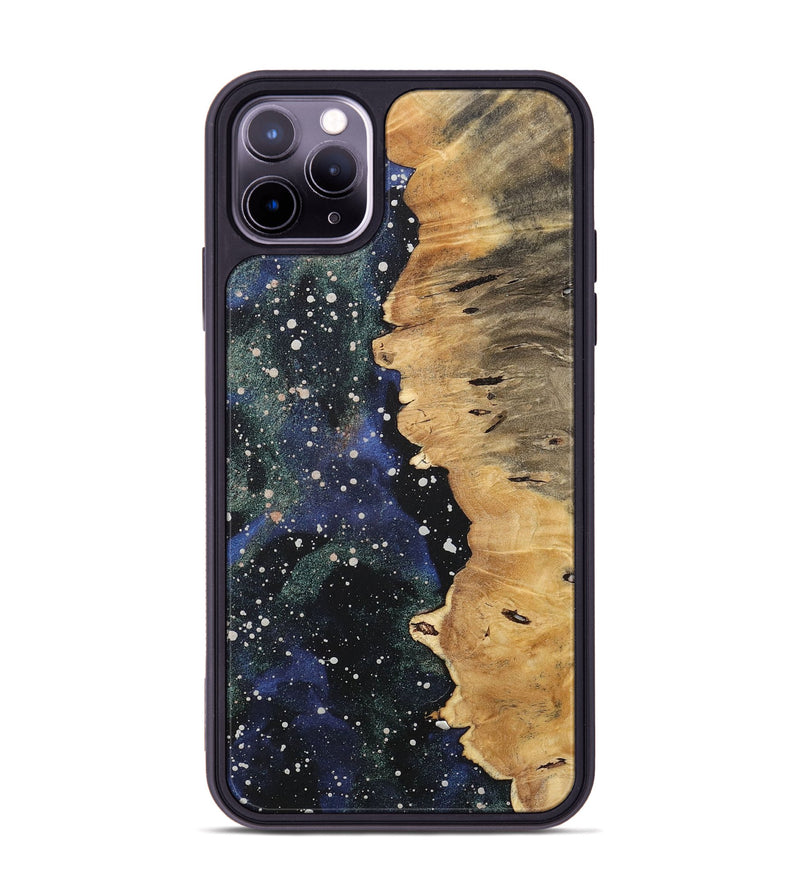 iPhone 11 Pro Max Wood+Resin Phone Case - Darin (Cosmos, 717378)