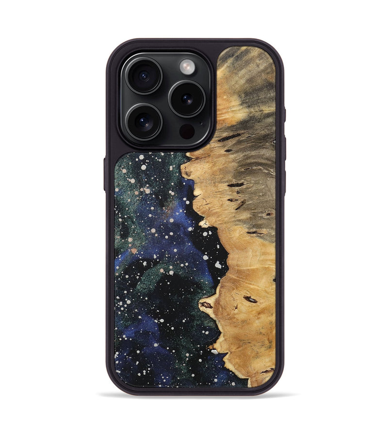 iPhone 15 Pro Wood+Resin Phone Case - Darin (Cosmos, 717378)