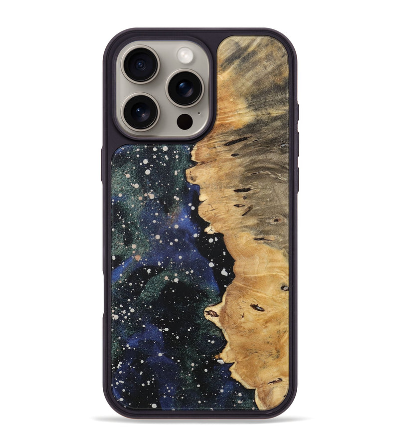 iPhone 16 Pro Max Wood+Resin Phone Case - Darin (Cosmos, 717378)