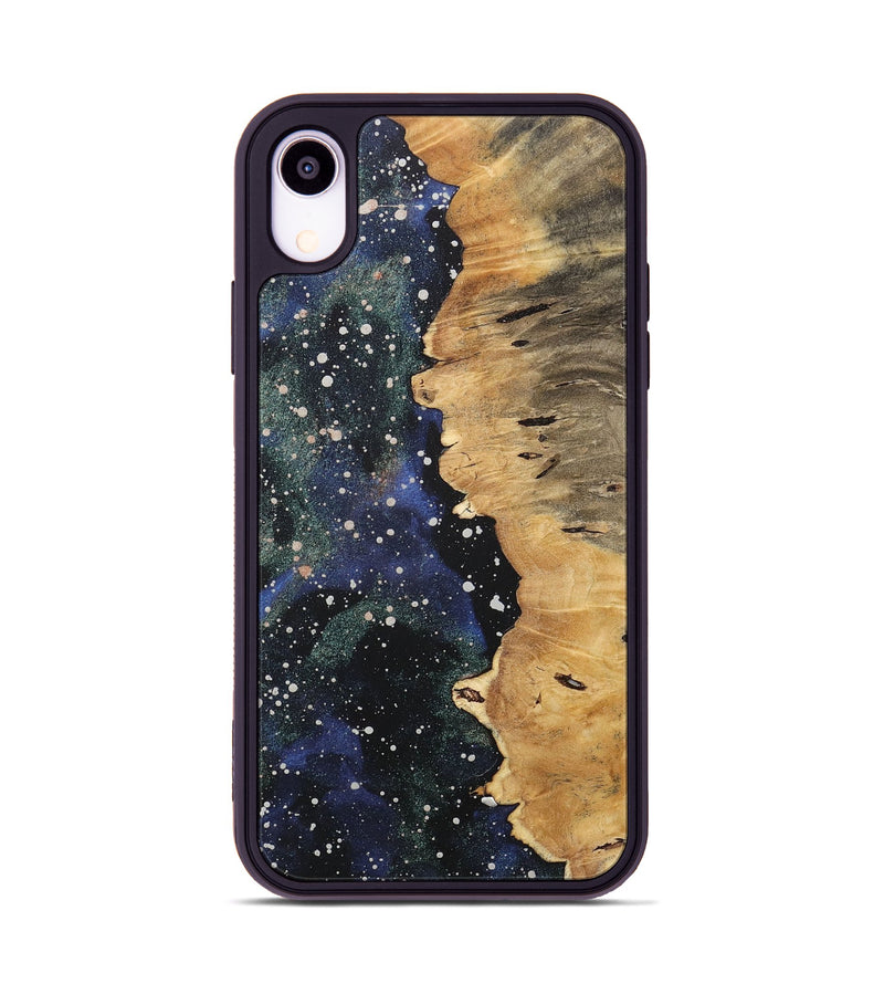 iPhone Xr Wood+Resin Phone Case - Darin (Cosmos, 717378)