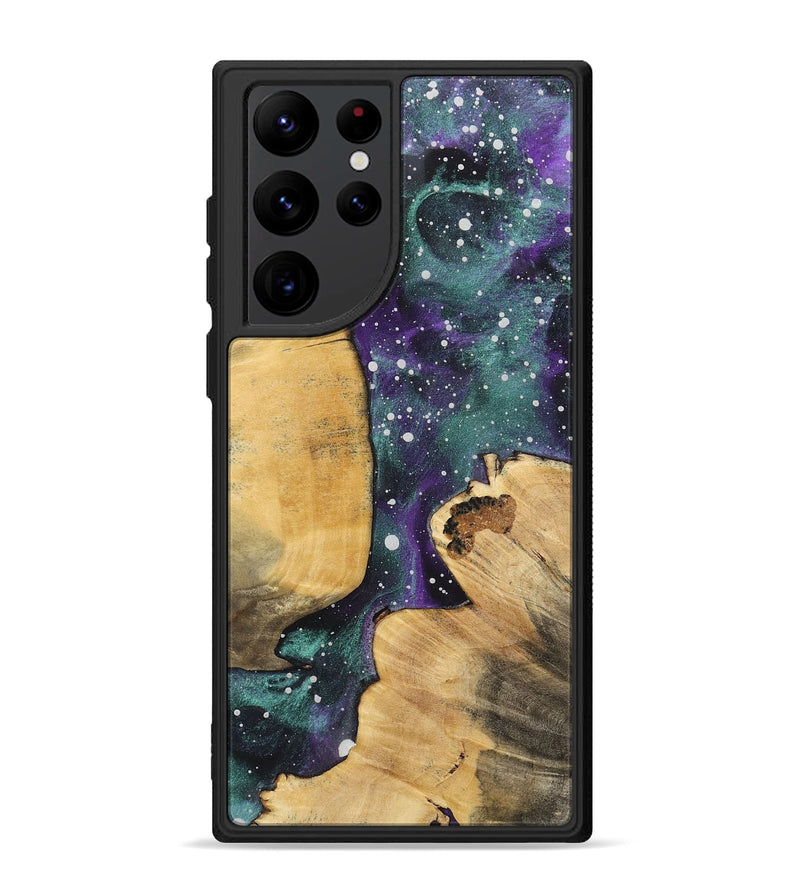 Galaxy S22 Ultra Wood+Resin Phone Case - Kelsey (Cosmos, 717386)