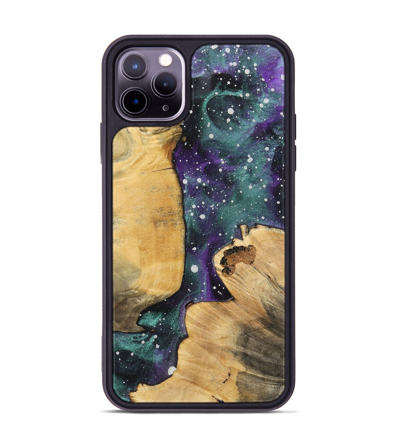 iPhone 11 Pro Max Wood+Resin Phone Case - Kelsey (Cosmos, 717386)