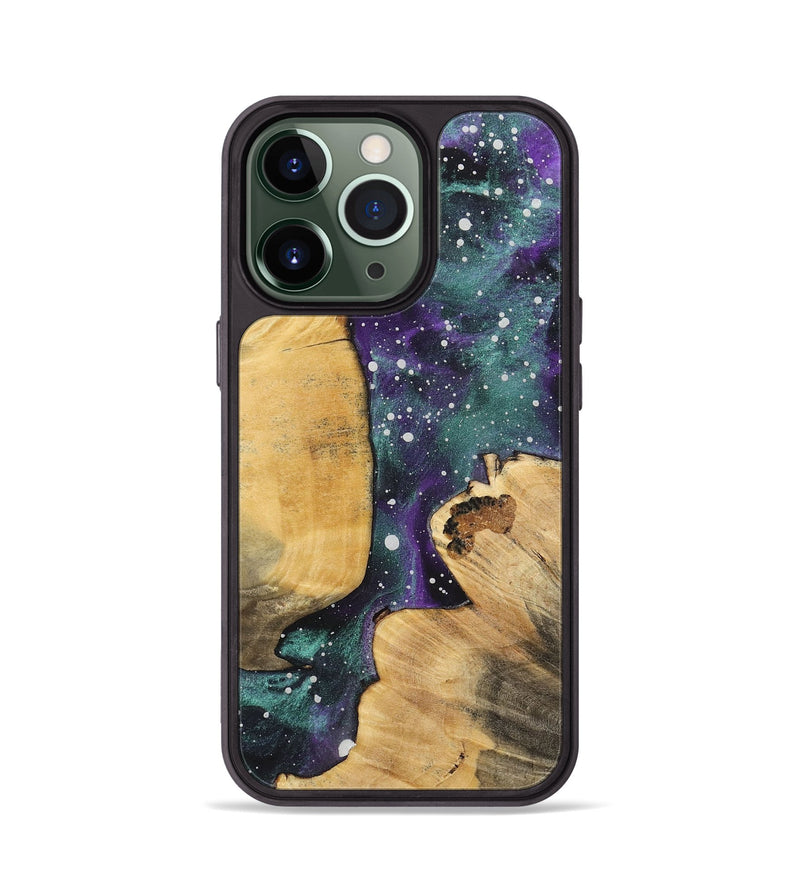 iPhone 13 Pro Wood+Resin Phone Case - Kelsey (Cosmos, 717386)