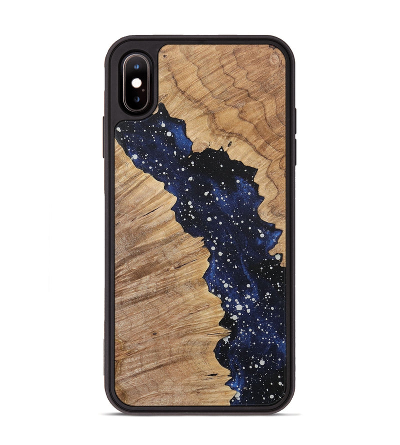 iPhone Xs Max Wood+Resin Phone Case - Stefanie (Cosmos, 717388)