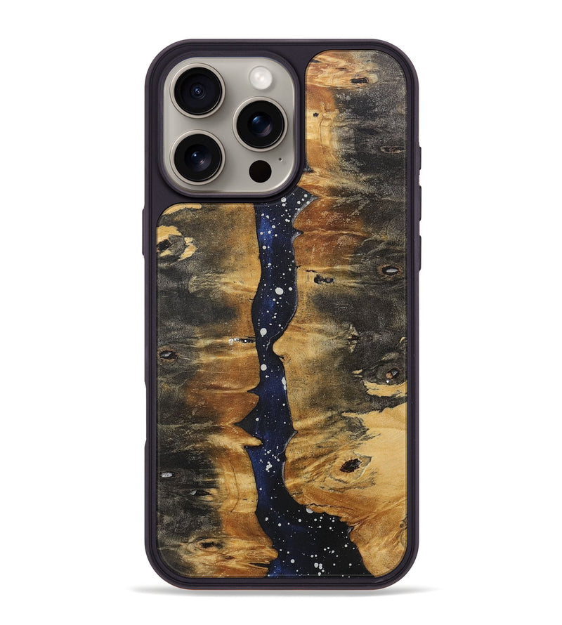 iPhone 16 Pro Max Wood+Resin Phone Case - Marc (Cosmos, 717392)