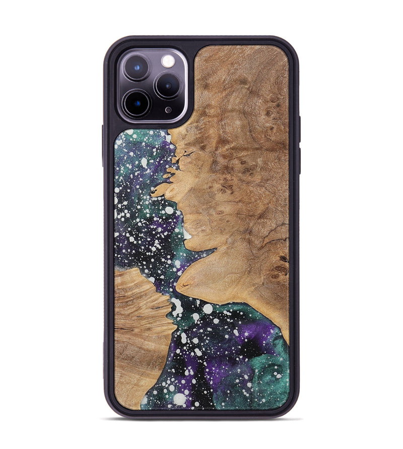 iPhone 11 Pro Max Wood+Resin Phone Case - Nelson (Cosmos, 717396)