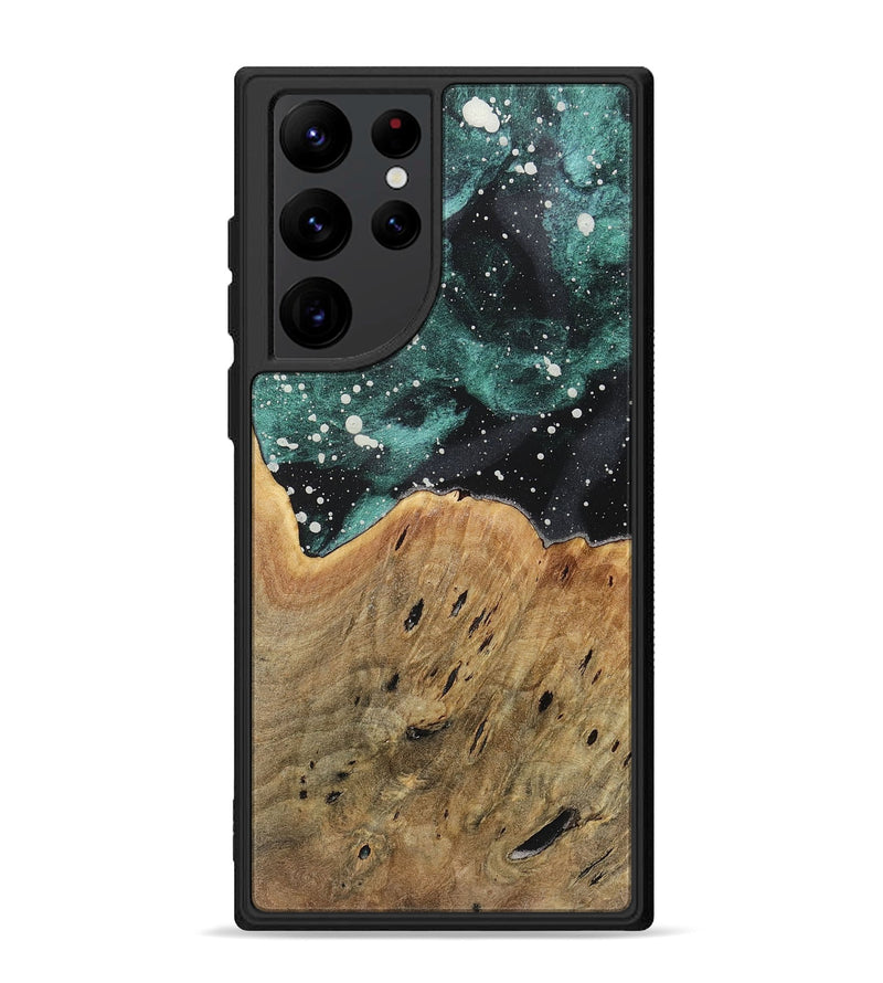 Galaxy S22 Ultra Wood+Resin Phone Case - Philip (Cosmos, 717404)