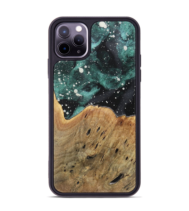 iPhone 11 Pro Max Wood+Resin Phone Case - Philip (Cosmos, 717404)