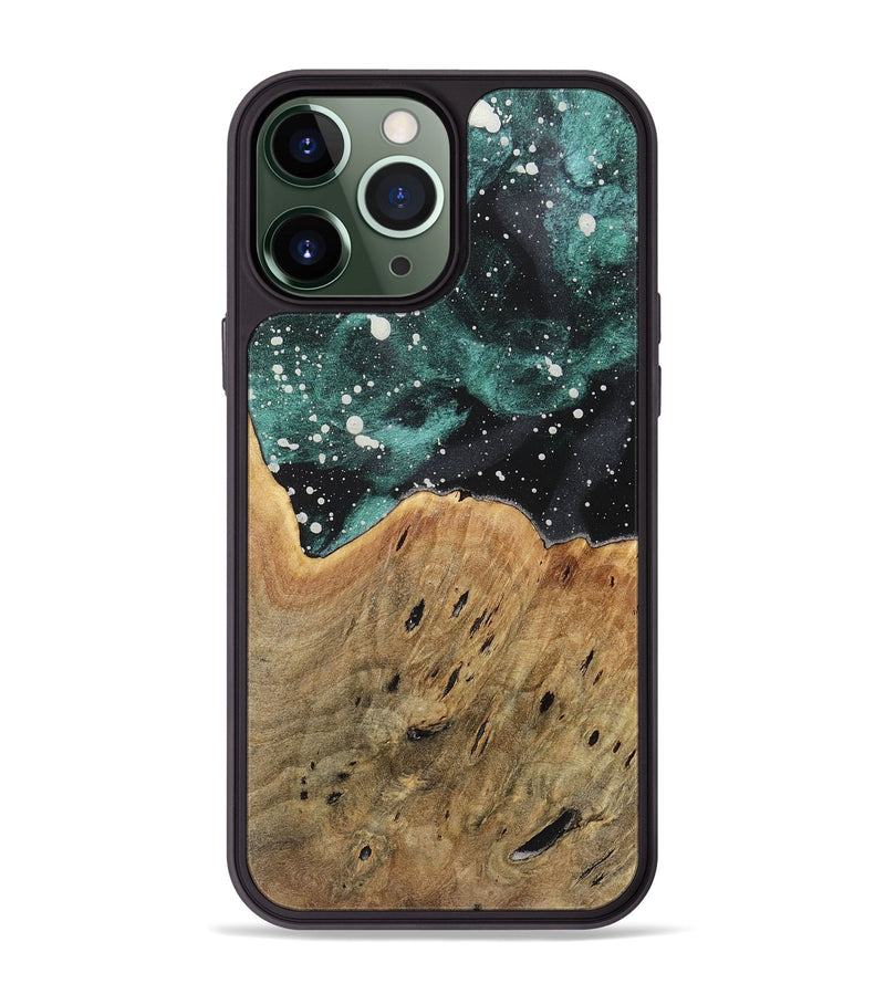 iPhone 13 Pro Max Wood+Resin Phone Case - Philip (Cosmos, 717404)