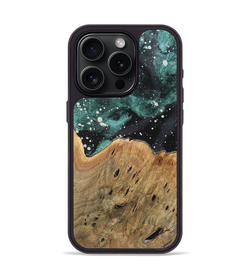 iPhone 15 Pro Wood+Resin Phone Case - Philip (Cosmos, 717404)