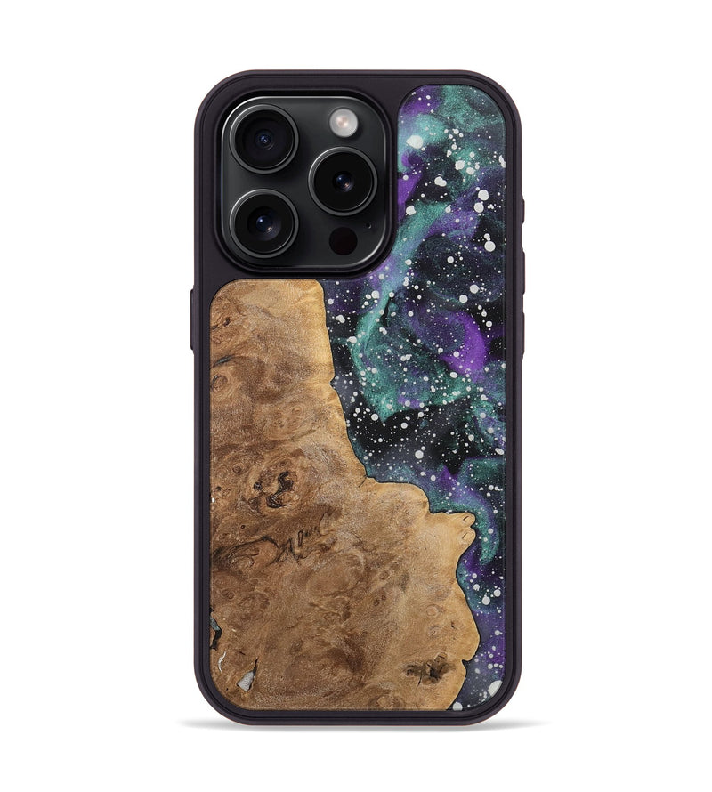 iPhone 15 Pro Wood+Resin Phone Case - Conor (Cosmos, 717410)