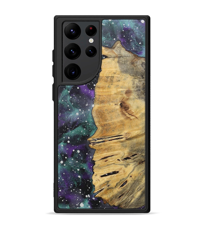 Galaxy S22 Ultra Wood+Resin Phone Case - Mathew (Cosmos, 717411)