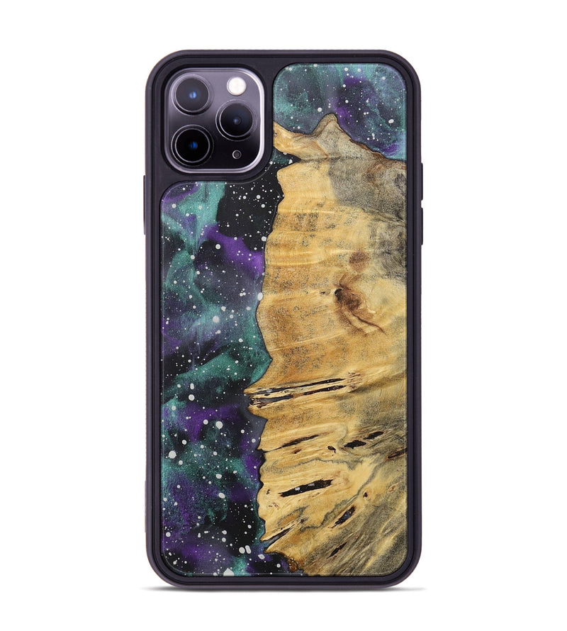 iPhone 11 Pro Max Wood+Resin Phone Case - Mathew (Cosmos, 717411)