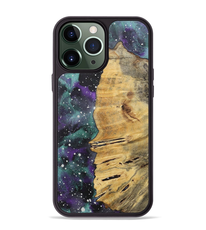 iPhone 13 Pro Max Wood+Resin Phone Case - Mathew (Cosmos, 717411)