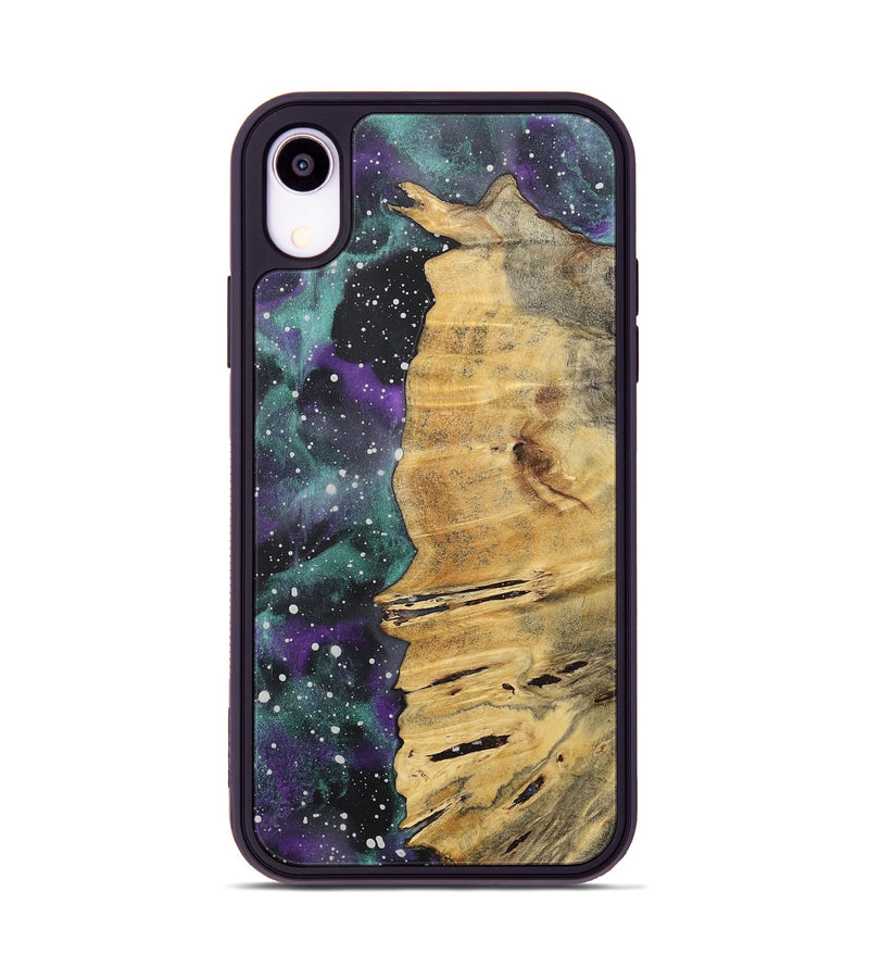 iPhone Xr Wood+Resin Phone Case - Mathew (Cosmos, 717411)