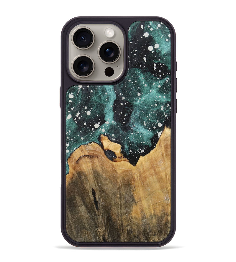 iPhone 16 Pro Max Wood+Resin Phone Case - Braelynn (Cosmos, 717414)